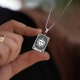 Güneş Tarot Kartı Kolye 925 Ayar Gümüş