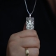 Güç Tarot Kartı Kolye 925 Ayar Gümüş
