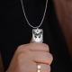 Kelebek Tarot Kartı Kolye 925 Ayar Gümüş
